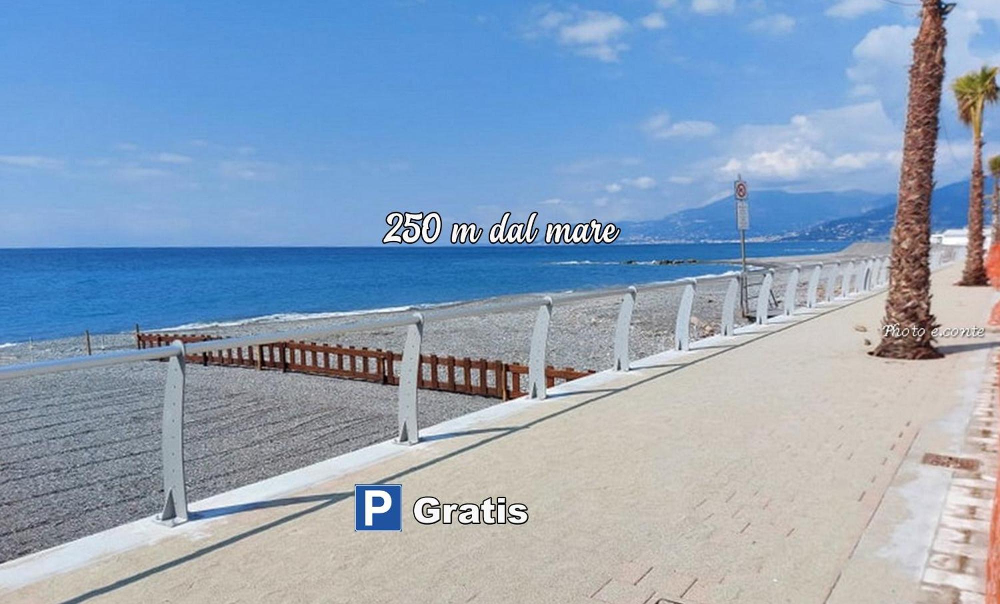 Ferienwohnung Casa Mare - 250M Dalla Spiaggia Vallecrosia Exterior foto